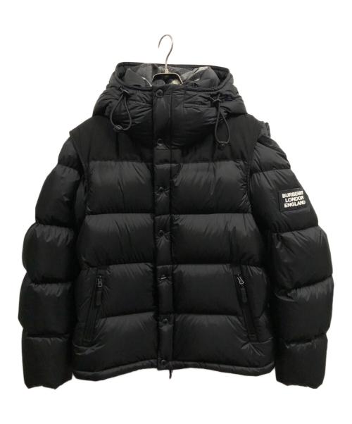 BURBERRY（バーバリー）BURBERRY (バーバリー) LOCKWELL 2WAY フーディダウンジャケット/BURBERRY/中綿ダウン ブラック サイズ:XXLの古着・服飾アイテム