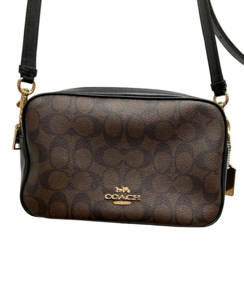 COACH（コーチ）COACH (コーチ) シグネチャー ショルダーバッグ ブラウンの古着・服飾アイテム