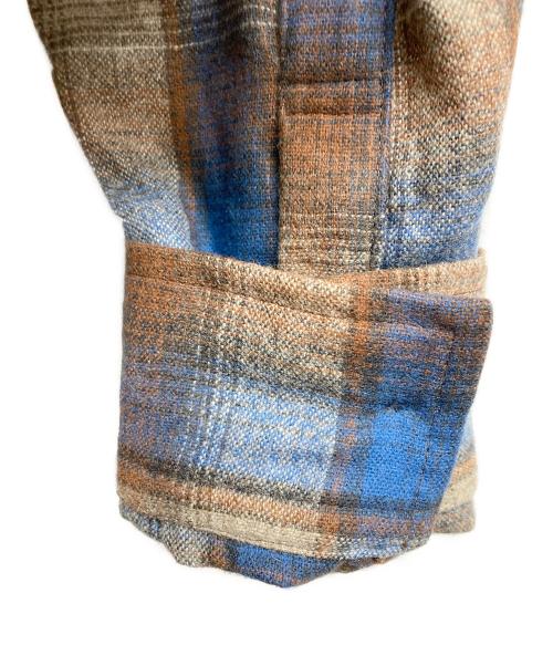 PENDLETON（ペンドルトン）PENDLETON (ペンドルトン) WAREHOUSE (ウエアハウス) ウールシャツ ブラウン サイズ:Mの古着・服飾アイテム