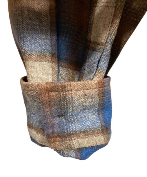 PENDLETON（ペンドルトン）PENDLETON (ペンドルトン) WAREHOUSE (ウエアハウス) ウールシャツ ブラウン サイズ:Mの古着・服飾アイテム