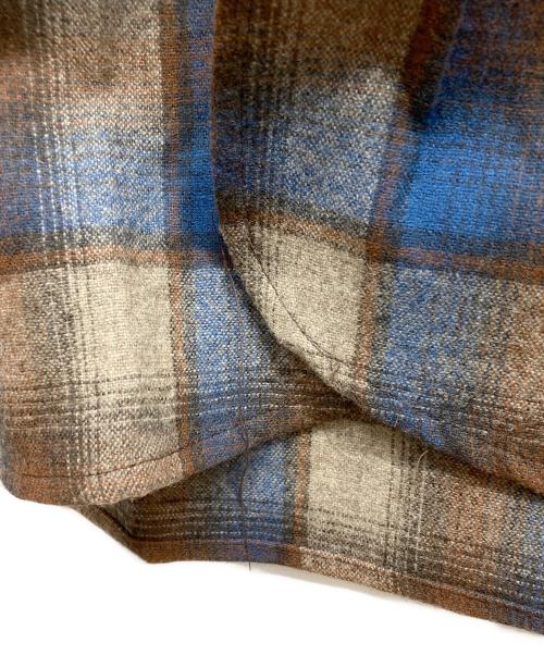 PENDLETON（ペンドルトン）PENDLETON (ペンドルトン) WAREHOUSE (ウエアハウス) ウールシャツ ブラウン サイズ:Mの古着・服飾アイテム