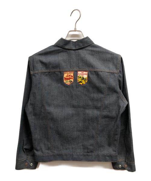 LEVI'S（リーバイス）LEVI'S (リーバイス) パッチ付きカスタムリジットデニムジャケット インディゴ サイズ:22の古着・服飾アイテム