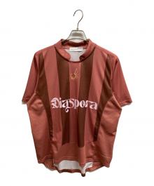Diaspora Skateboards（ディアスポラスケートボードズ）の古着「Striped Training Top」｜ピンク