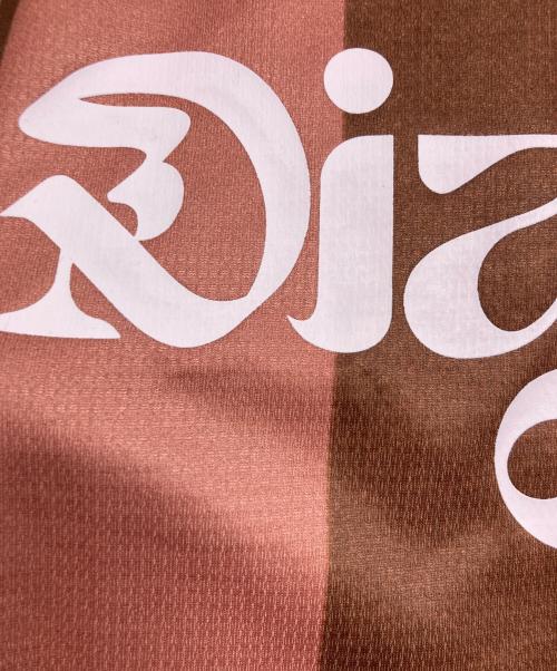 Diaspora Skateboards（ディアスポラスケートボードズ）Diaspora skateboards (ディアスポラスケートボードズ) Striped Training Top ピンク サイズ:Lの古着・服飾アイテム
