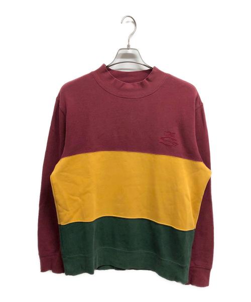 stussy（ステューシー）stussy (ステューシー) モックネックスウェット レッド サイズ:sの古着・服飾アイテム