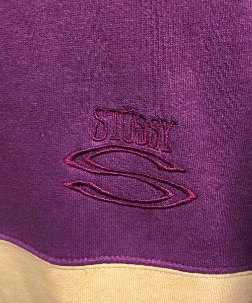 stussy（ステューシー）stussy (ステューシー) モックネックスウェット レッド サイズ:sの古着・服飾アイテム