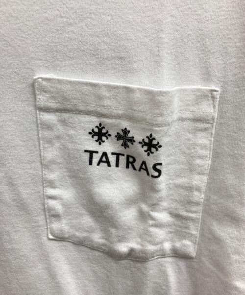 TATRAS（タトラス）TATRAS (タトラス) オチェアーノ バックロゴ 胸ポケット Tシャツ ホワイト サイズ:Mの古着・服飾アイテム
