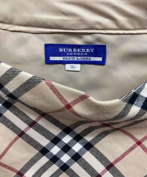 BURBERRY LONDON（バーバリーロンドン）BURBERRY LONDON (バーバリーロンドン) ノヴァチェックタイトワンピース ベージュ サイズ:36の古着・服飾アイテム