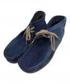 CLARKSクラークス）の古着「ワラビーシューズ/CLARKS」｜ブルー