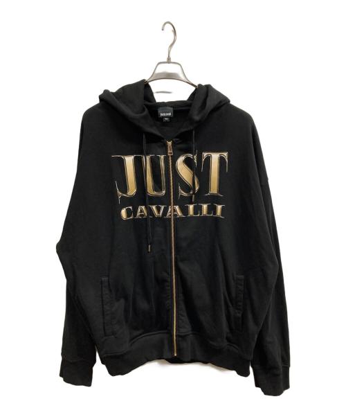 JUST CAVALLI（ジャストカヴァリ）JUST CAVALLI (ジャストカヴァリ) ジップパーカー/JUST CAVALLI ブラック サイズ:XXLの古着・服飾アイテム
