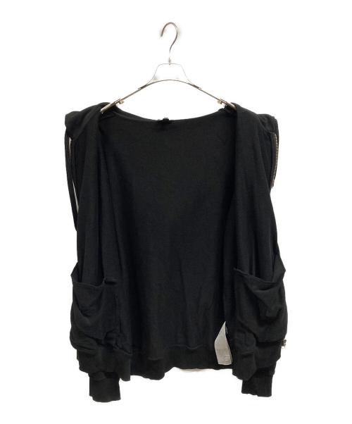JUST CAVALLI（ジャストカヴァリ）JUST CAVALLI (ジャストカヴァリ) ジップパーカー/JUST CAVALLI ブラック サイズ:XXLの古着・服飾アイテム