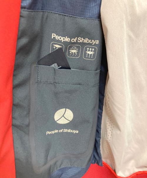 PEOPLE OF SHIBUYA（ピープル オブ シブヤ）People of Shibuya (ピープル オブ シブヤ) SHIBUYAジャケット レッド サイズ:54の古着・服飾アイテム
