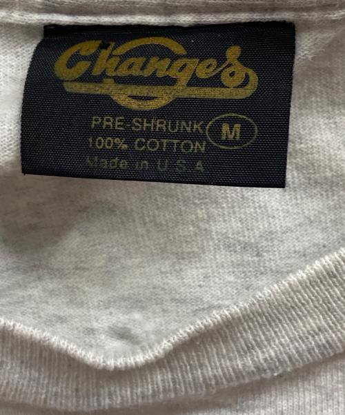 CHANGES（チェンジズ）CHANGES (チェンジズ) 90s Kermit Clein “UNDER WHERE”Tシャツ グレー サイズ:Mの古着・服飾アイテム