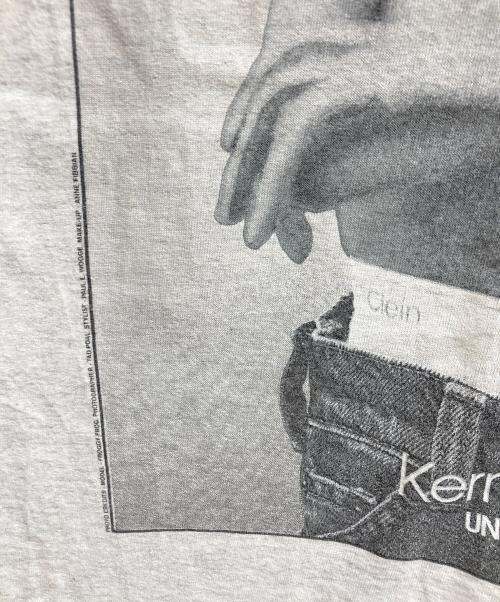 CHANGES（チェンジズ）CHANGES (チェンジズ) 90s Kermit Clein “UNDER WHERE”Tシャツ グレー サイズ:Mの古着・服飾アイテム