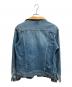 LEE (リー) stussy (ステューシー) デニムジャケット インディゴ サイズ:M：10000円