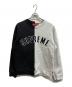 Supreme（シュプリーム）の古着「Split Crewneck Sweatshirt」｜ブラック×ホワイト