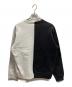 Supreme (シュプリーム) Split Crewneck Sweatshirt ブラック×ホワイト サイズ:M：13000円