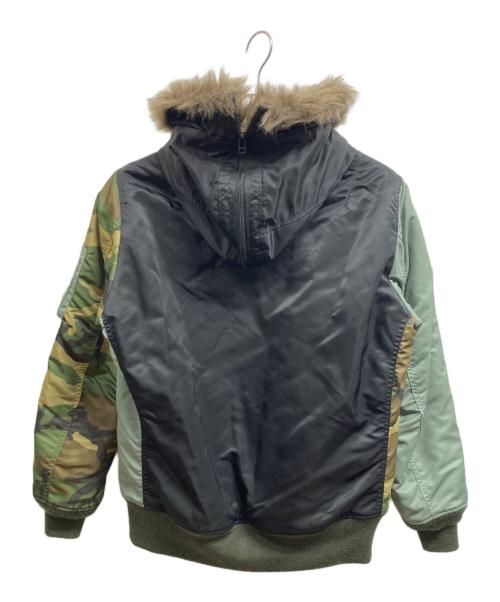 Hysteric Glamour（ヒステリックグラマー）Hysteric Glamour (ヒステリックグラマー) プリマロフトエアフォースジャケット カーキ サイズ:Lの古着・服飾アイテム
