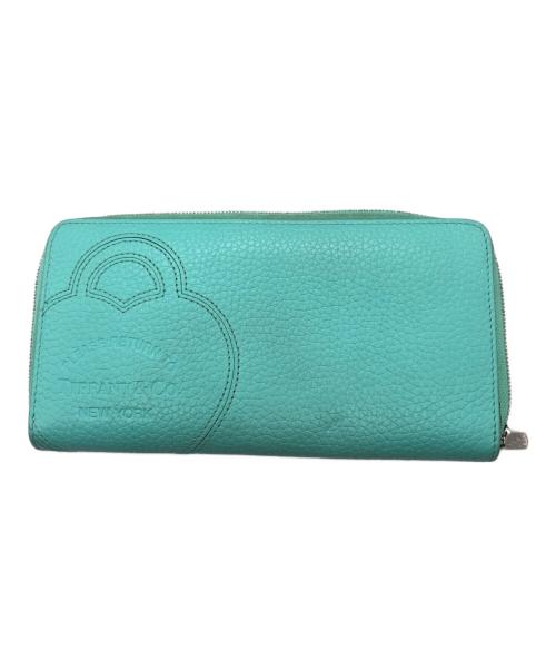 TIFFANY & Co.（ティファニー）Tiffany & Co. (ティファニー) ラウンドファスナー財布/Tiffany & Co. ブルーの古着・服飾アイテム