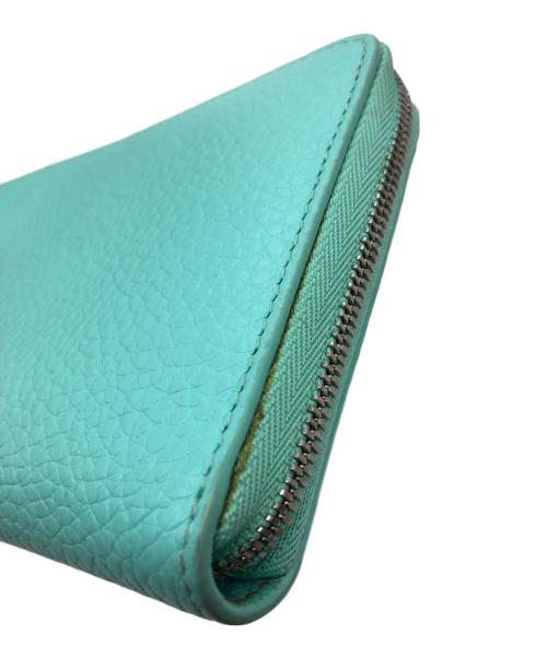 TIFFANY & Co.（ティファニー）Tiffany & Co. (ティファニー) ラウンドファスナー財布/Tiffany & Co. ブルーの古着・服飾アイテム