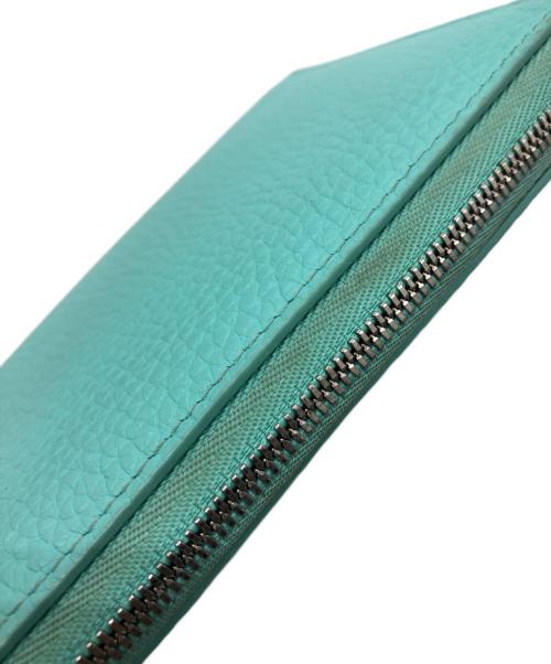 TIFFANY & Co.（ティファニー）Tiffany & Co. (ティファニー) ラウンドファスナー財布/Tiffany & Co. ブルーの古着・服飾アイテム