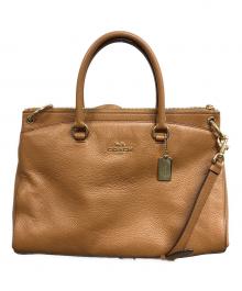 COACH（コーチ）の古着「2WAYバッグ/COACH」｜ブラウン