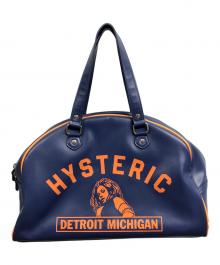 Hysteric Glamour（ヒステリックグラマー）の古着「DETROIT FEVER ボストンバッグ/HYSTERIC GLAMOUR」｜ブルー
