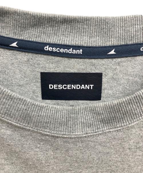 DESCENDANT（ディセンダント）DESCENDANT (ディセンダント) ウィーリング ポケット ロングスリーブカットソー グレー サイズ:3の古着・服飾アイテム