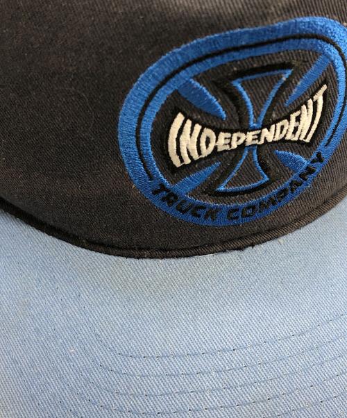 INDEPENDENT（インディペンデント）INDEPENDENT (インディペンデント) アイアンクロスキャップ/INDEPENDENT ブラックの古着・服飾アイテム