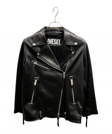 中古・古着通販】DIESEL (ディーゼル) L-EDMEA-Aラムレザーライダース