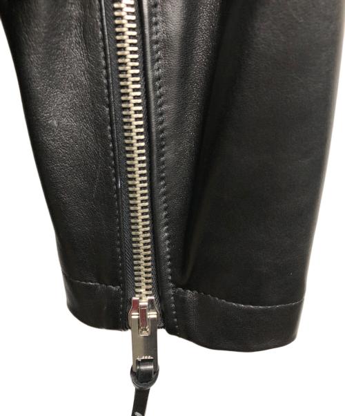 DIESEL（ディーゼル）DIESEL (ディーゼル) L-EDMEA-Aラムレザーライダースジャケット ブラック サイズ:XSの古着・服飾アイテム