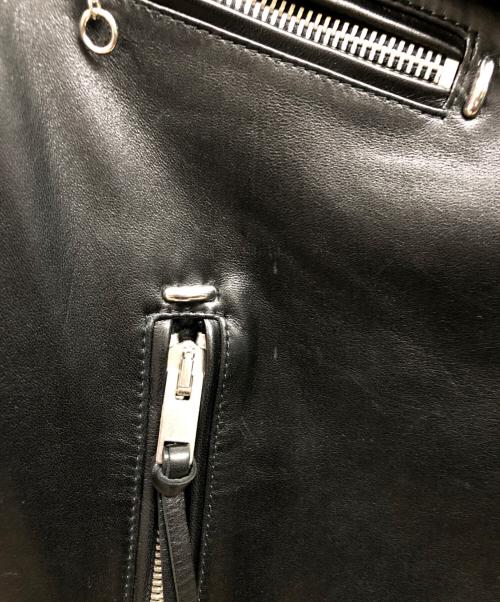 DIESEL（ディーゼル）DIESEL (ディーゼル) L-EDMEA-Aラムレザーライダースジャケット ブラック サイズ:XSの古着・服飾アイテム