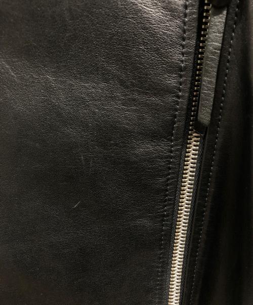 DIESEL（ディーゼル）DIESEL (ディーゼル) L-EDMEA-Aラムレザーライダースジャケット ブラック サイズ:XSの古着・服飾アイテム