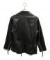 DIESEL (ディーゼル) L-EDMEA-Aラムレザーライダースジャケット ブラック サイズ:XS：23000円