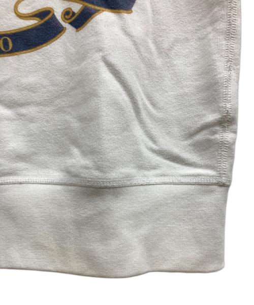POLO RALPH LAUREN（ポロ・ラルフローレン）POLO RALPH LAUREN (ポロ・ラルフローレン) プリントスウェット ホワイト サイズ:Sの古着・服飾アイテム