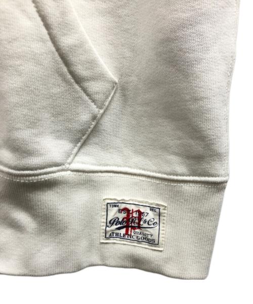 POLO RALPH LAUREN（ポロ・ラルフローレン）POLO RALPH LAUREN (ポロ・ラルフローレン) 後付けパーカー ホワイト サイズ:Sの古着・服飾アイテム