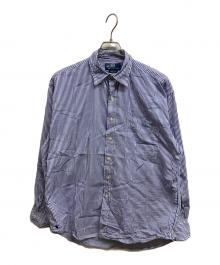 POLO RALPH LAUREN（ポロ・ラルフローレン）の古着「ストライプシャツ」｜ネイビー