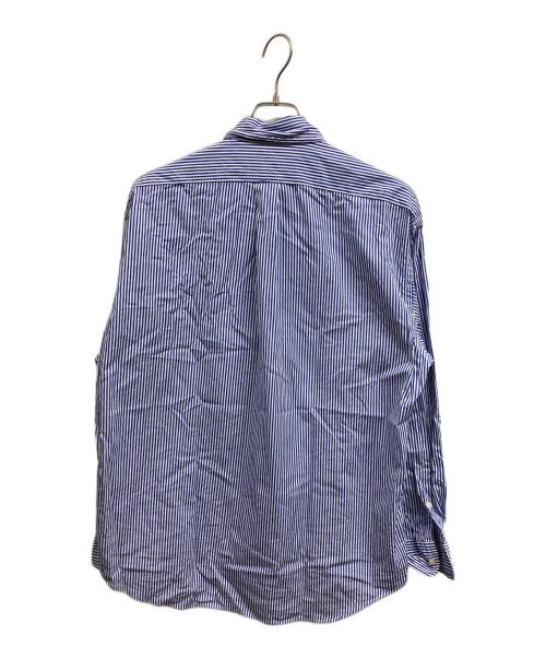 POLO RALPH LAUREN（ポロ・ラルフローレン）POLO RALPH LAUREN (ポロ・ラルフローレン) ストライプシャツ ネイビー サイズ:Sの古着・服飾アイテム