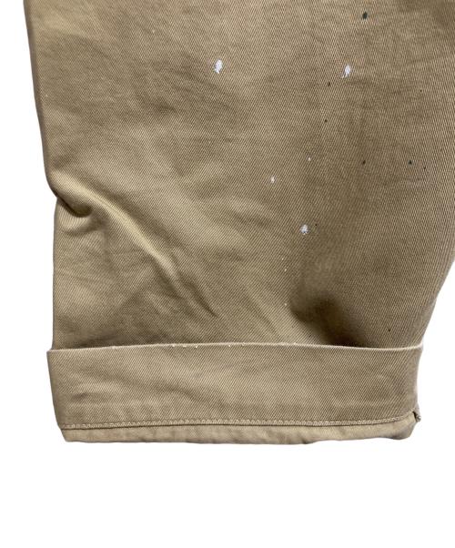 POLO RALPH LAUREN（ポロ・ラルフローレン）POLO RALPH LAUREN (ポロ・ラルフローレン) ペイント加工チノパンツ ベージュ サイズ:78.5cm (W31)の古着・服飾アイテム