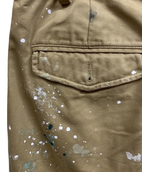 POLO RALPH LAUREN（ポロ・ラルフローレン）POLO RALPH LAUREN (ポロ・ラルフローレン) ペイント加工チノパンツ ベージュ サイズ:78.5cm (W31)の古着・服飾アイテム