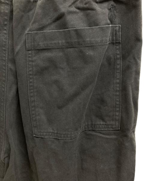 POLO RALPH LAUREN（ポロ・ラルフローレン）POLO RALPH LAUREN (ポロ・ラルフローレン) ベルト付きワイドパンツ ブラック サイズ:Mの古着・服飾アイテム