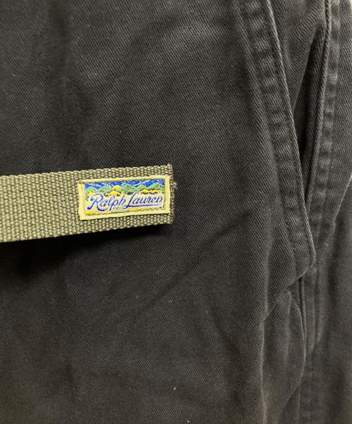 POLO RALPH LAUREN（ポロ・ラルフローレン）POLO RALPH LAUREN (ポロ・ラルフローレン) ベルト付きワイドパンツ ブラック サイズ:Mの古着・服飾アイテム