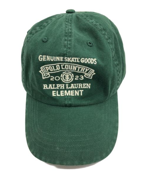 POLO RALPH LAUREN（ポロ・ラルフローレン）POLO RALPH LAUREN (ポロ・ラルフローレン) キャップ/POLO RALPH LAURENキャップ グリーンの古着・服飾アイテム