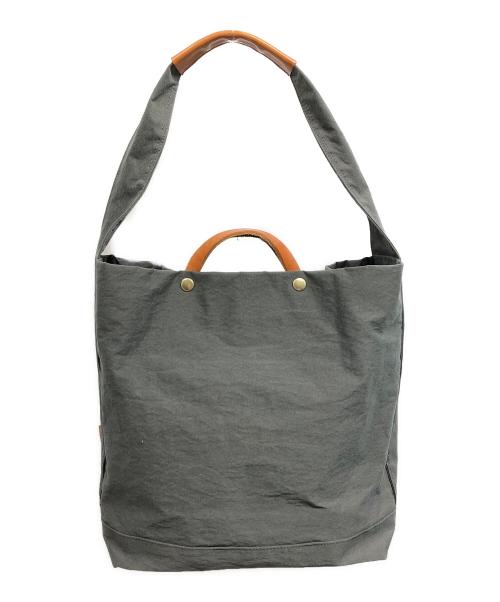 豊岡鞄（トヨオカカバン）豊岡鞄 (トヨオカカバン) TUTUMU News paper tote/	豊岡鞄 グレーの古着・服飾アイテム