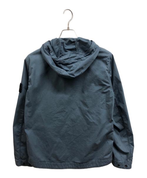 STONE ISLAND（ストーンアイランド）STONE ISLAND (ストーンアイランド) スーピマコットンストレッチツイルフーデッドブルゾン ブルー サイズ:Sの古着・服飾アイテム