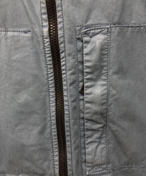 STONE ISLAND（ストーンアイランド）STONE ISLAND (ストーンアイランド) スーピマコットンストレッチツイルフーデッドブルゾン ブルー サイズ:Sの古着・服飾アイテム