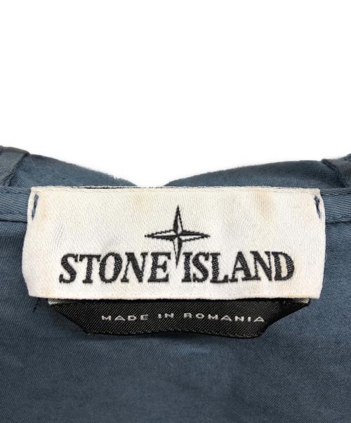 STONE ISLAND（ストーンアイランド）STONE ISLAND (ストーンアイランド) スーピマコットンストレッチツイルフーデッドブルゾン ブルー サイズ:Sの古着・服飾アイテム