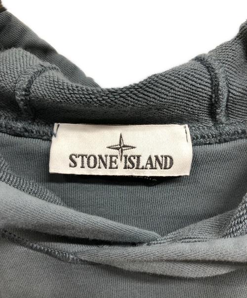 STONE ISLAND（ストーンアイランド）STONE ISLAND (ストーンアイランド) ガーメントダイフーディー/STONE ISLAND ネイビー サイズ:Sの古着・服飾アイテム