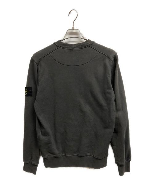 STONE ISLAND（ストーンアイランド）STONE ISLAND (ストーンアイランド) ガーメントダイ ブラッシュドコットン スウェット/	STONE ISLAND グレー サイズ:Sの古着・服飾アイテム