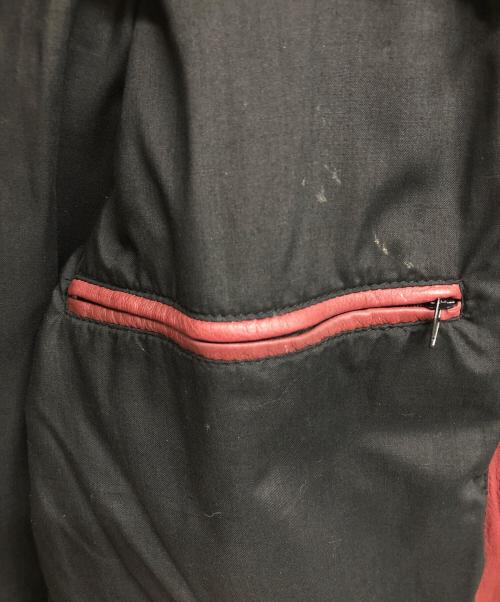 Liugoo Leathers（リューグーレザーズ）LIUGOO LEATHERS (リューグーレザーズ) ラムレザージャケット レッド サイズ:LLの古着・服飾アイテム